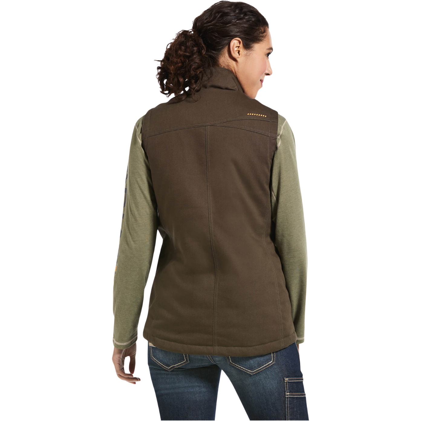 2026 Ariat Womens Rebar Duracanvas Insulated Vest 10032920 - Wren